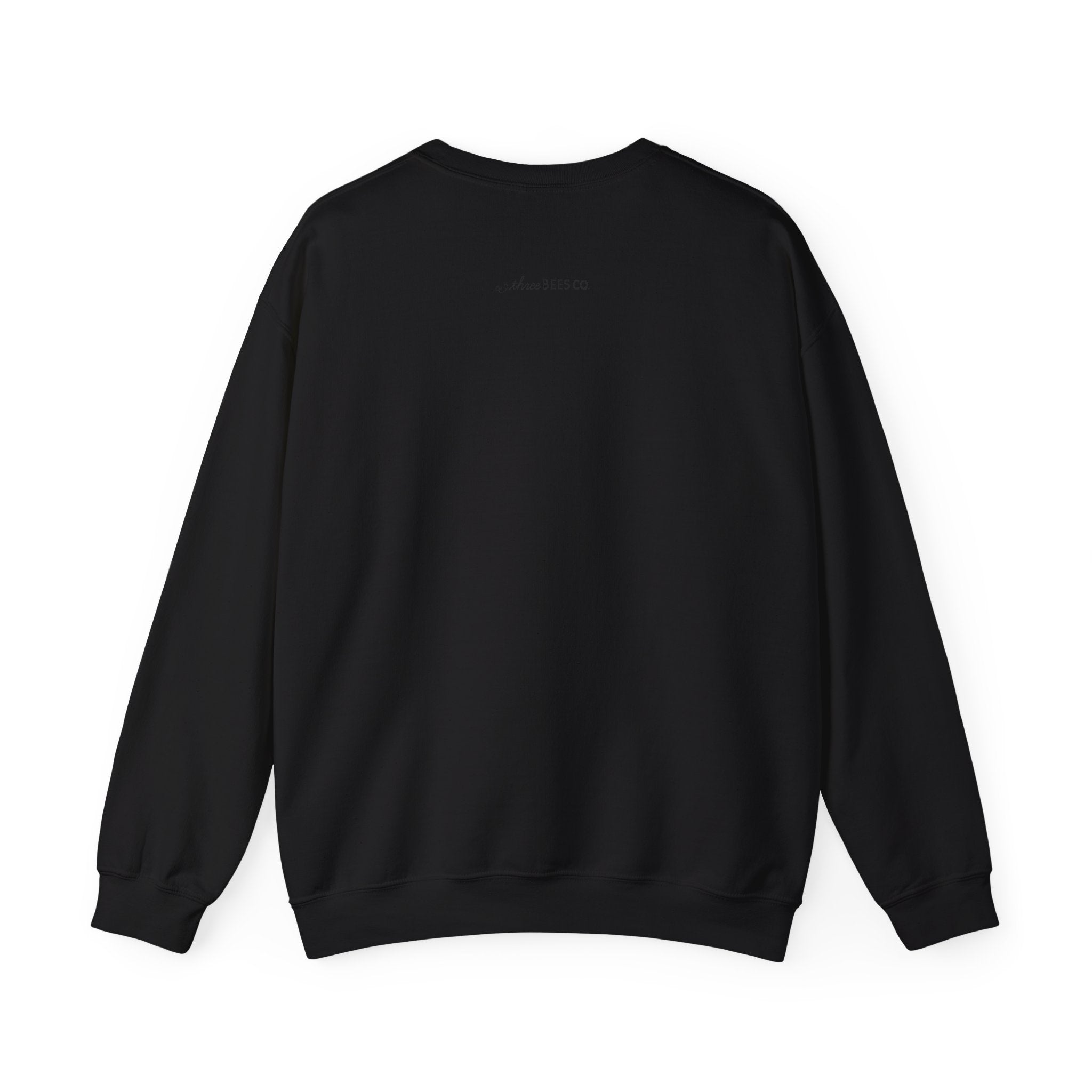 Namaste Halloween Yoga Skeleton Sweatshirt | Cozy Gildan Unisex Crewneck, Three Bees Co. Fall Fashion, Halloween Apparel, Spooky Season Essentials