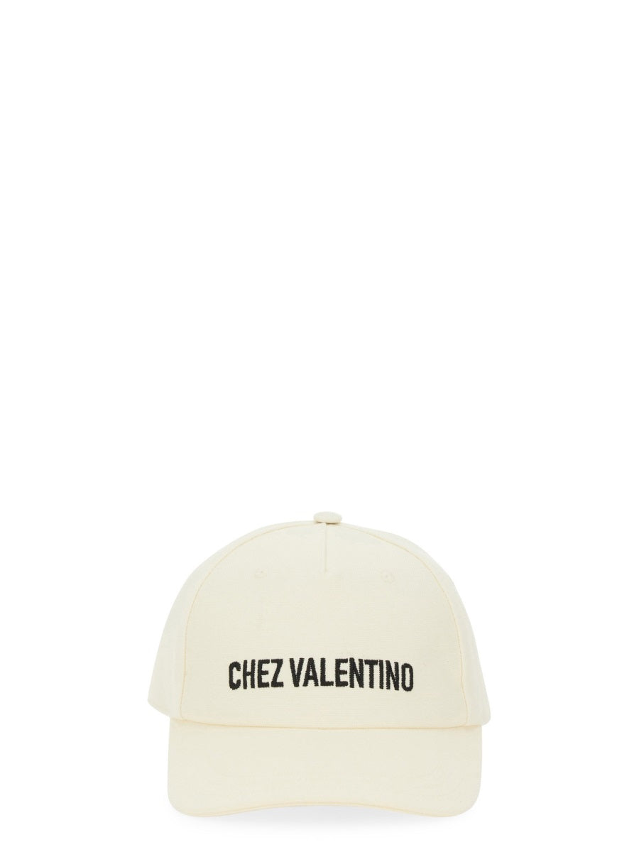 Valentino Garavani Men Baseball Cap With Embroidery