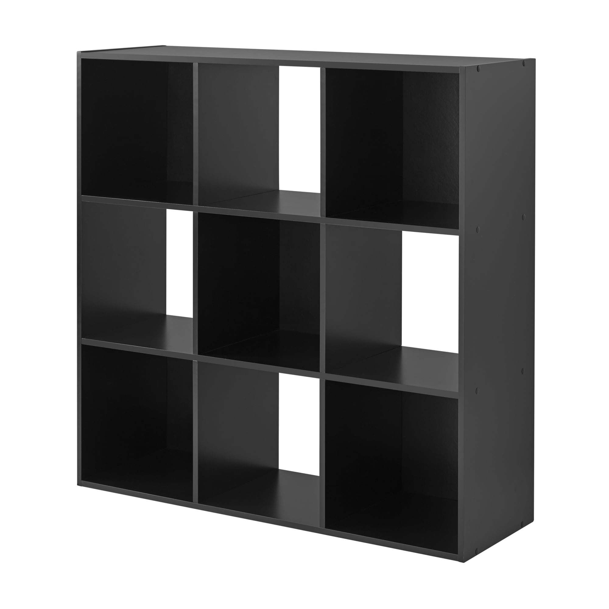 11" 9-Cube Storage Organizer Top panel and 2 middle shelves support up to 22 lbs each; bottom panel supports up to 33 lbs