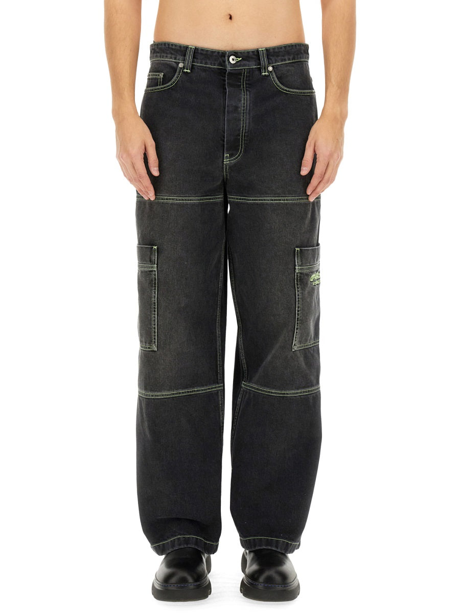 Off-White Men Cargo Jeans
