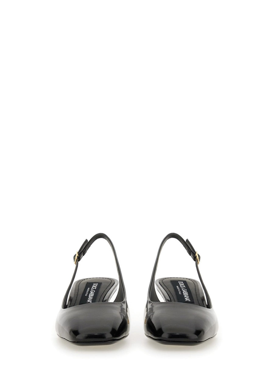 Dolce & Gabbana Women Patent Leather Slingback