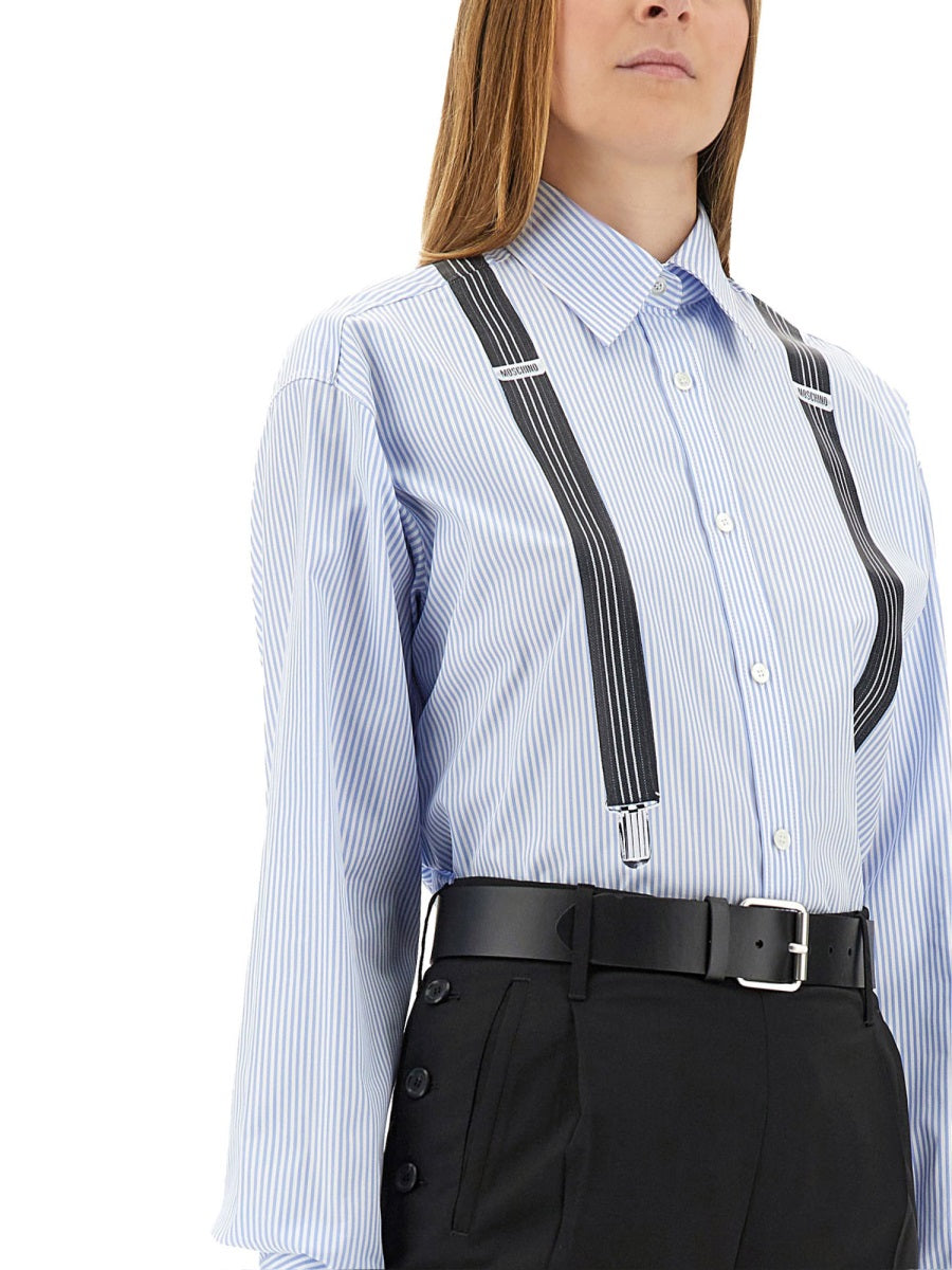 Moschino Women "Suspenders" Shirt