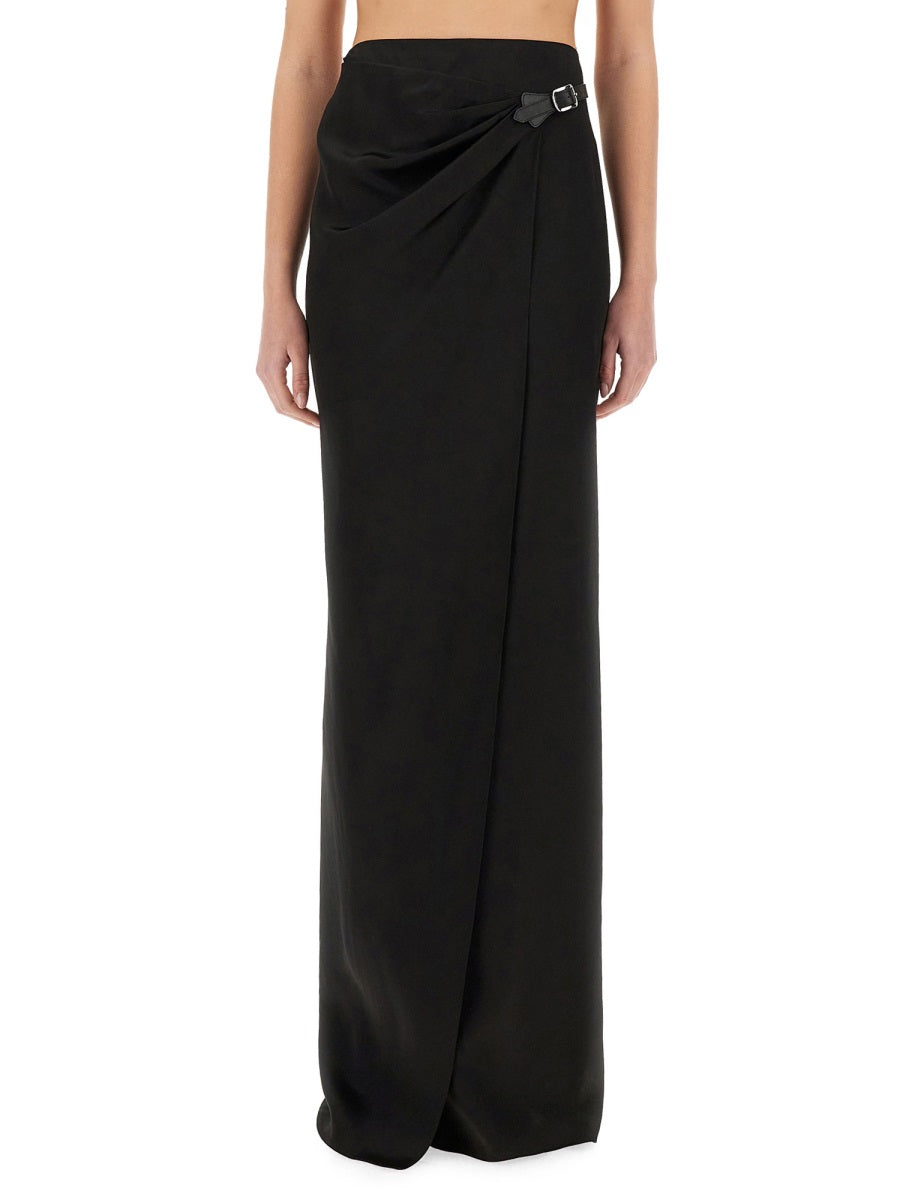 Tom Ford Women Maxi "Wrap" Skirt With Belt