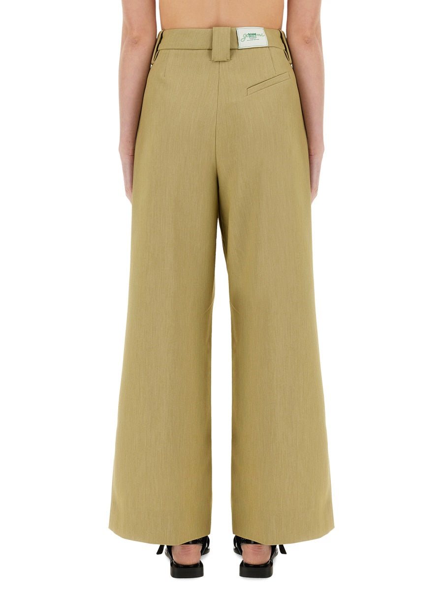 Ganni Women Twill Suit Pants