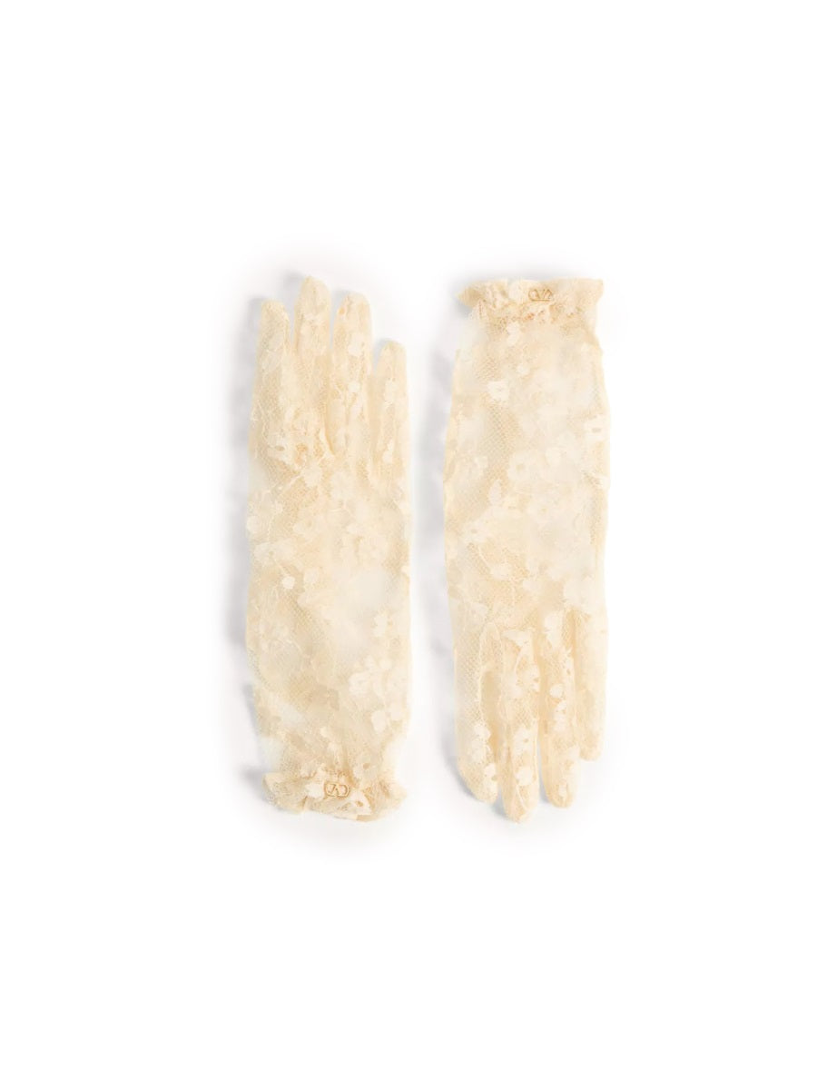 Valentino Garavani Women Gloves With Ruffles