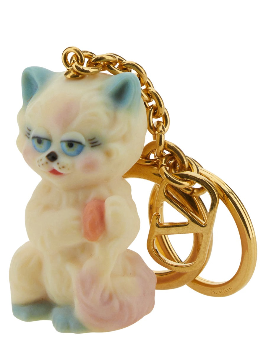 Valentino Garavani Men "Le Chat De La Maison" Keychain