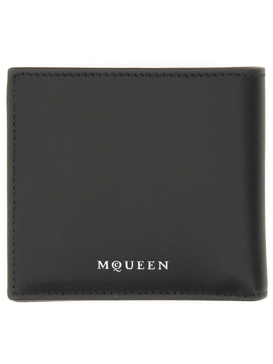 Alexander Mcqueen Men Bifold Wallet "The Skull"