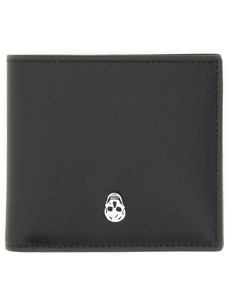 Alexander Mcqueen Men Bifold Wallet "The Skull"