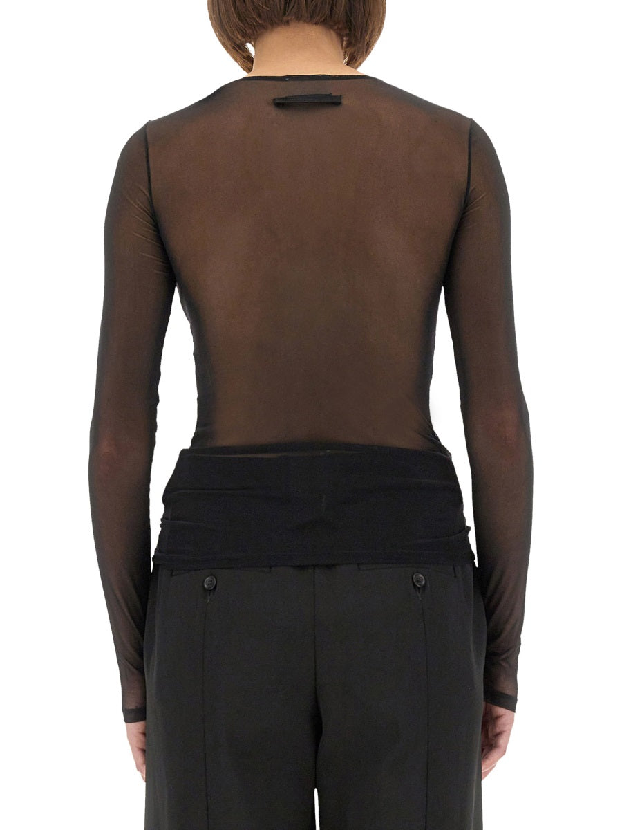 Jean Paul Gaultier Women Top With Embroidered Logo