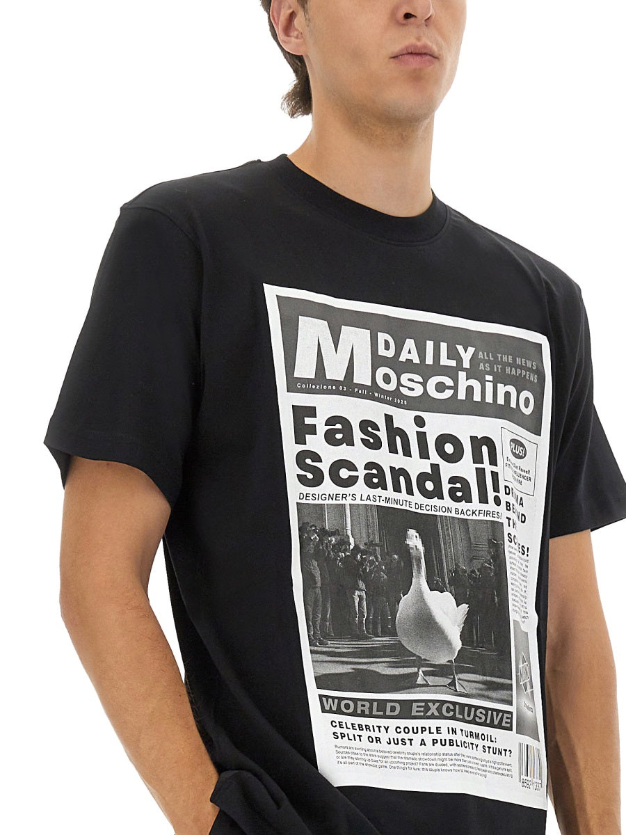 Moschino Men T-Shirt With Print