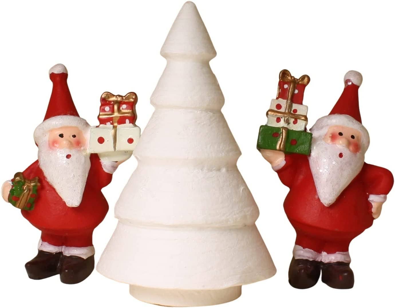 Christmas Trees - 2.5" German Spun Cotton - Set of 4
