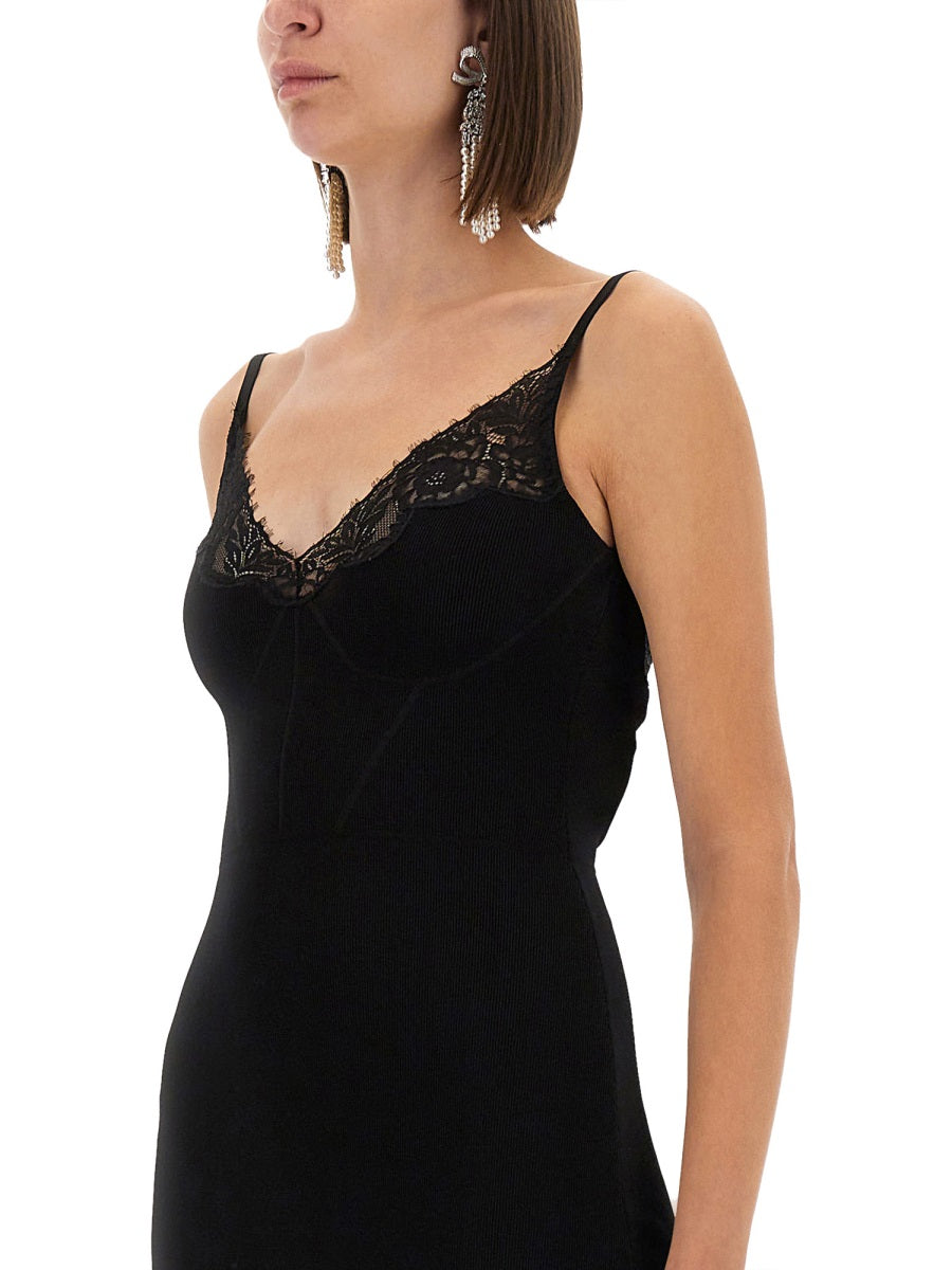 Self-Portrait Women Long Knit Dress