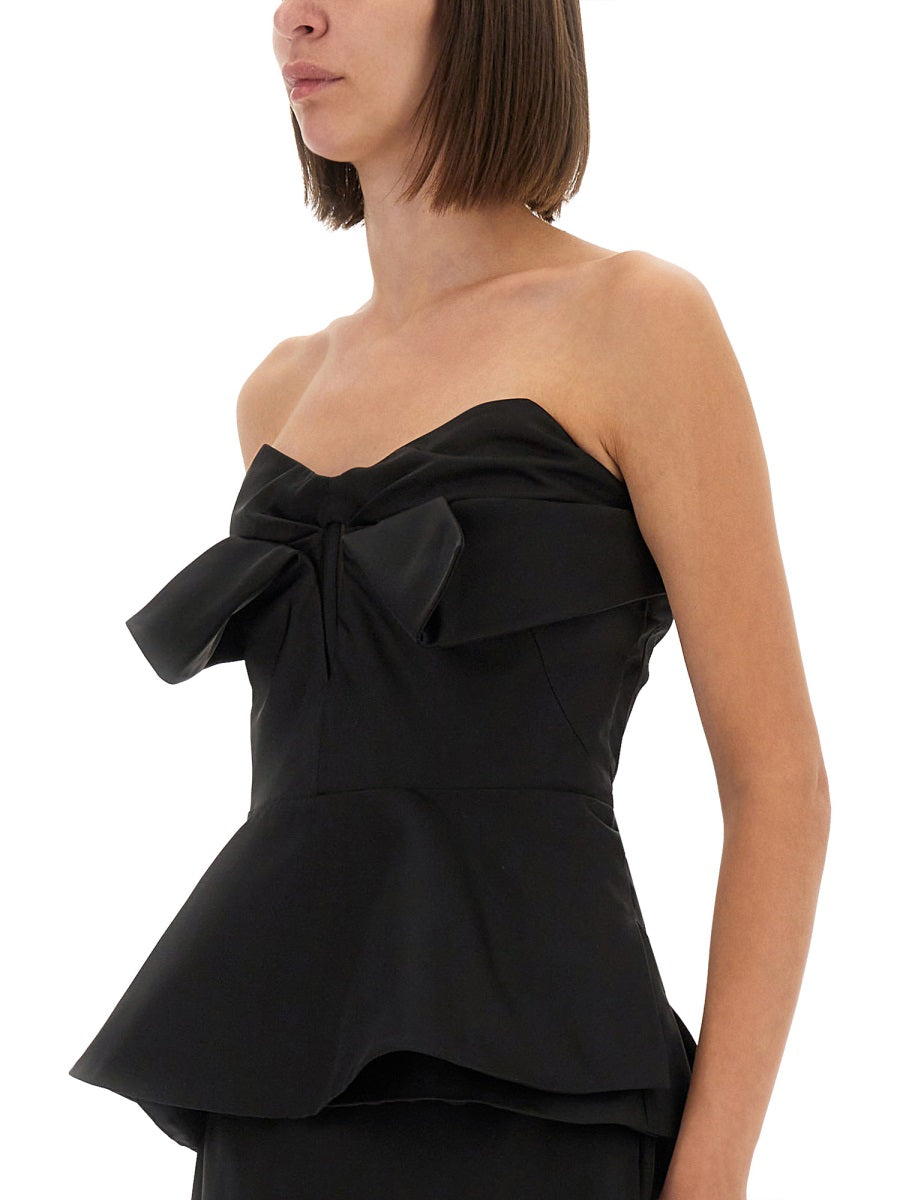 Alexander Mcqueen Women Strapless Corset Top