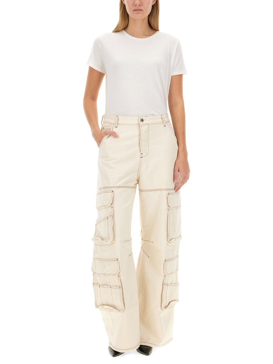 Diesel Women Cargo Leggings "D-Sire"