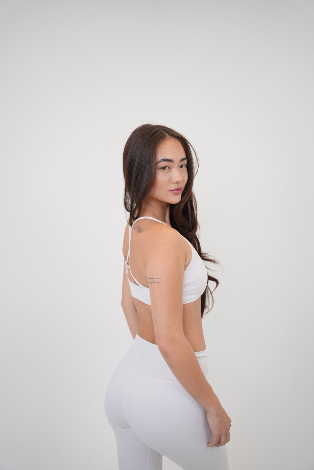 My Time Is Divine Lime White Sculpt V-Waist Legging