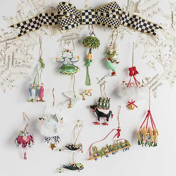 12 Days 10 Pipers Piping Ornament by Patience Brewster