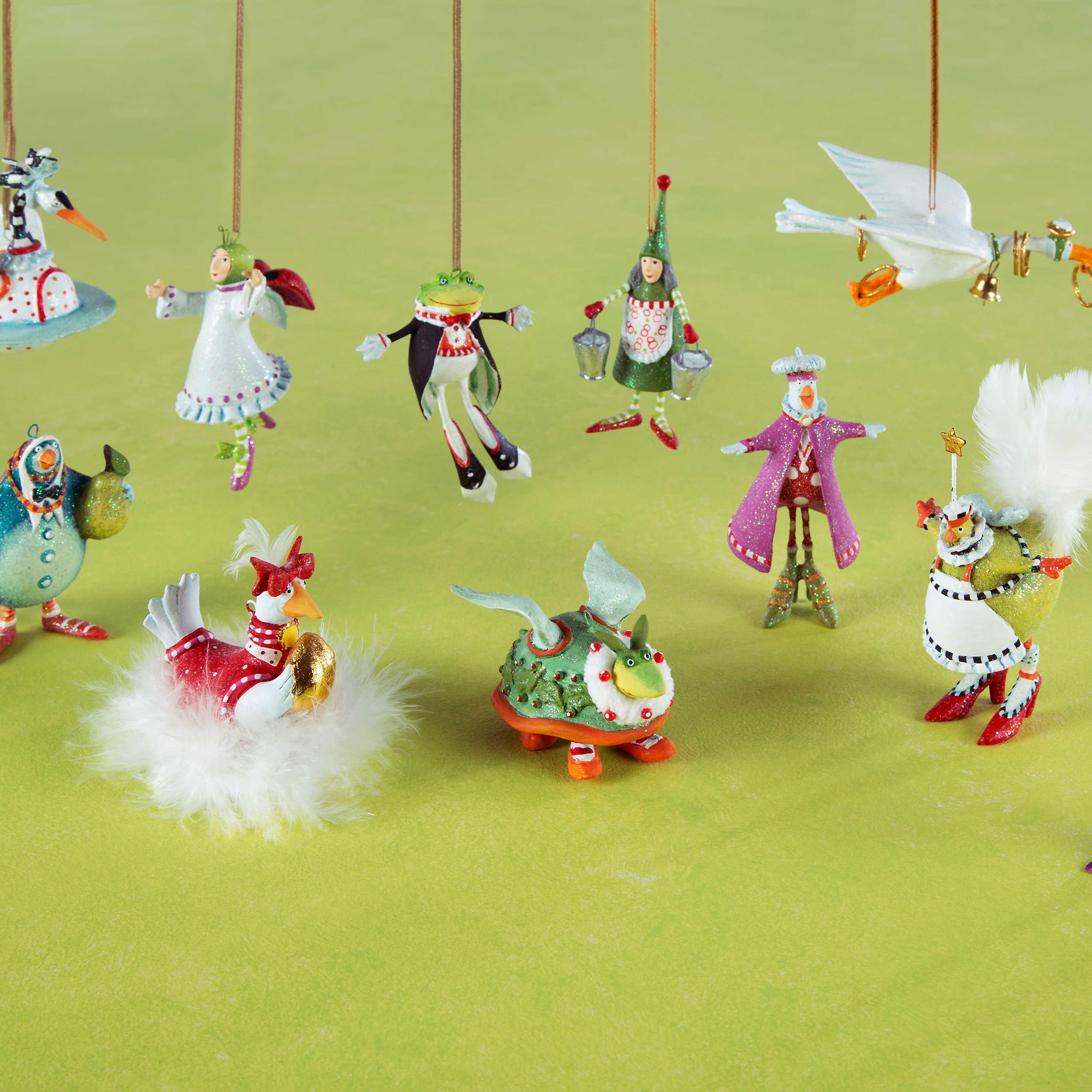 12 Days Mini Ornaments Set by Patience Brewster