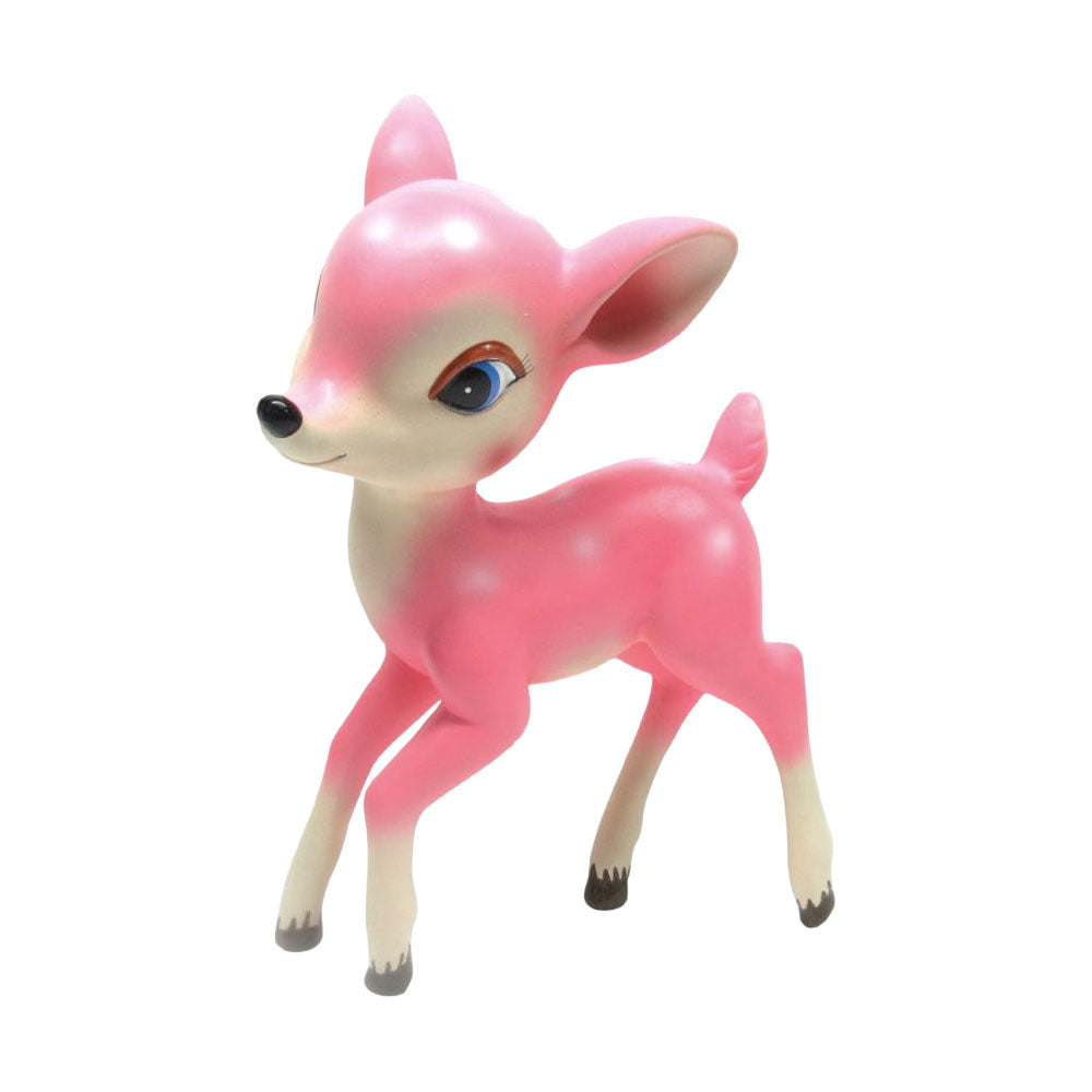 12" Pink Retro Standing Deer by December Diamonds