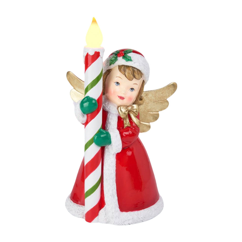 12" Vintage Girl w/Candle - NEW 2024 by December Diamonds