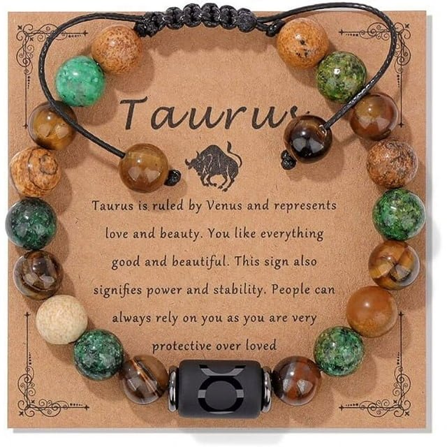 12 Zodiac Sign Constellation Braided Bracelet Virgo Leo Charm Bracelets For Women Men Tiger Eye Stone Bangles Friend Jewelry