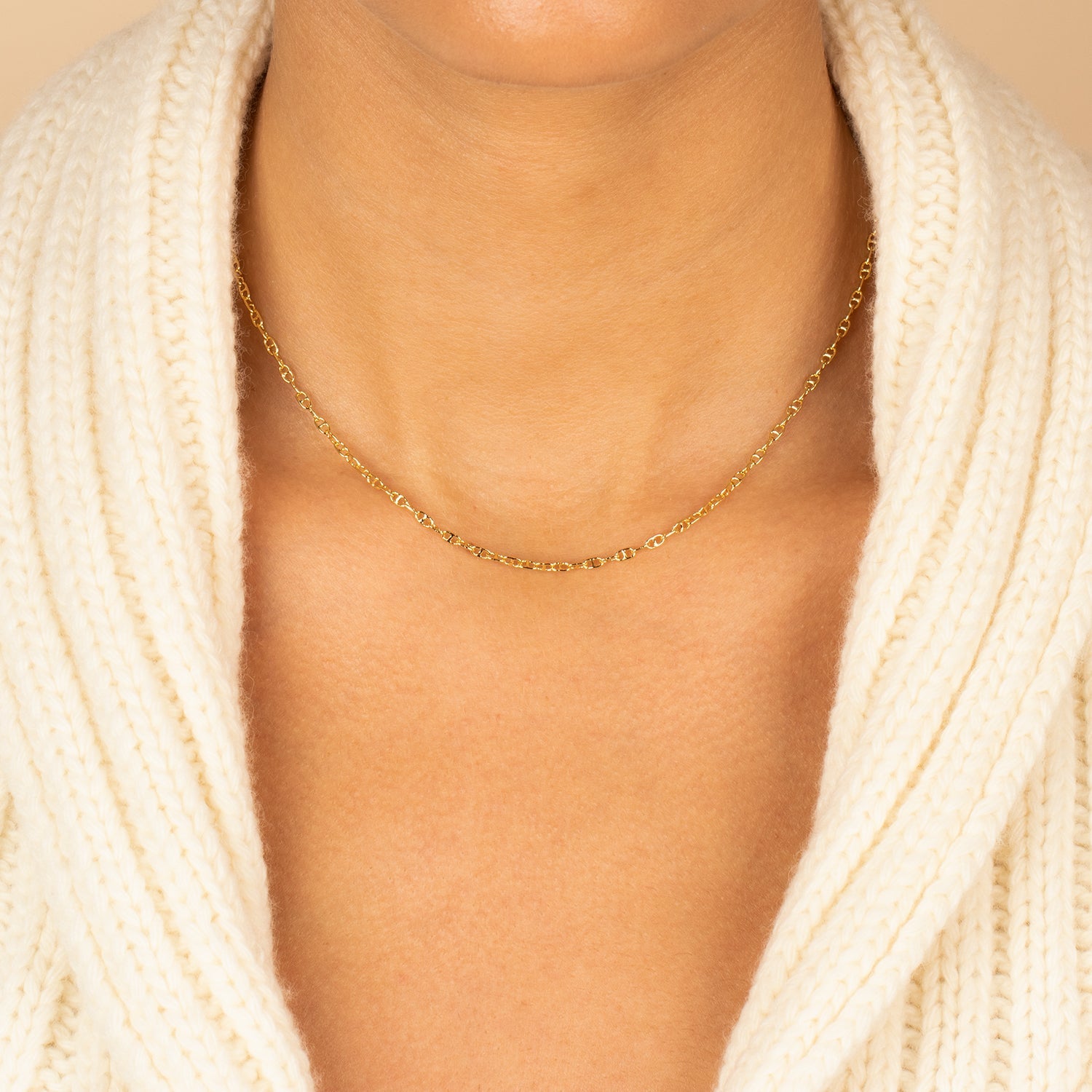 Solid Mariner Chain Necklace