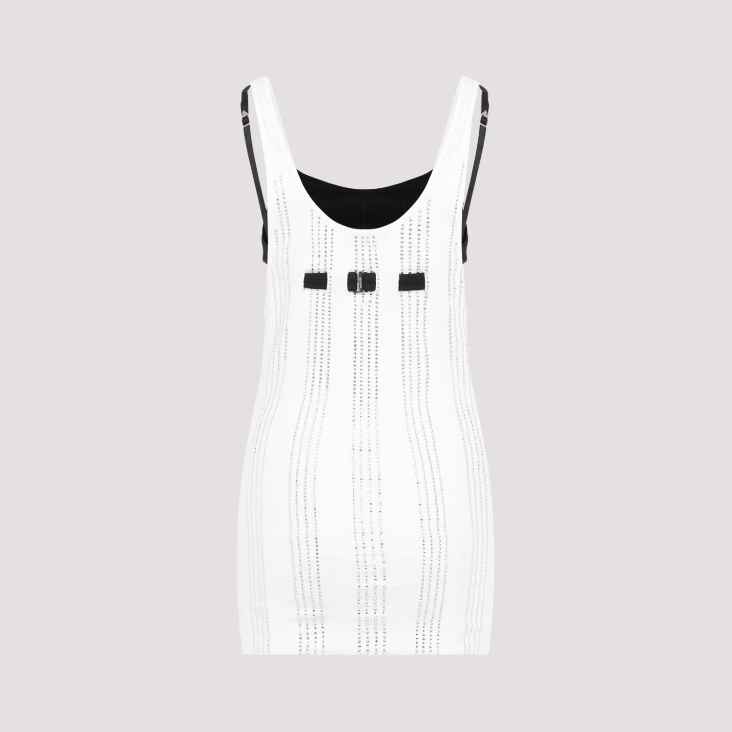 The Attico Flat Ribbed Jersey Tank Top Women