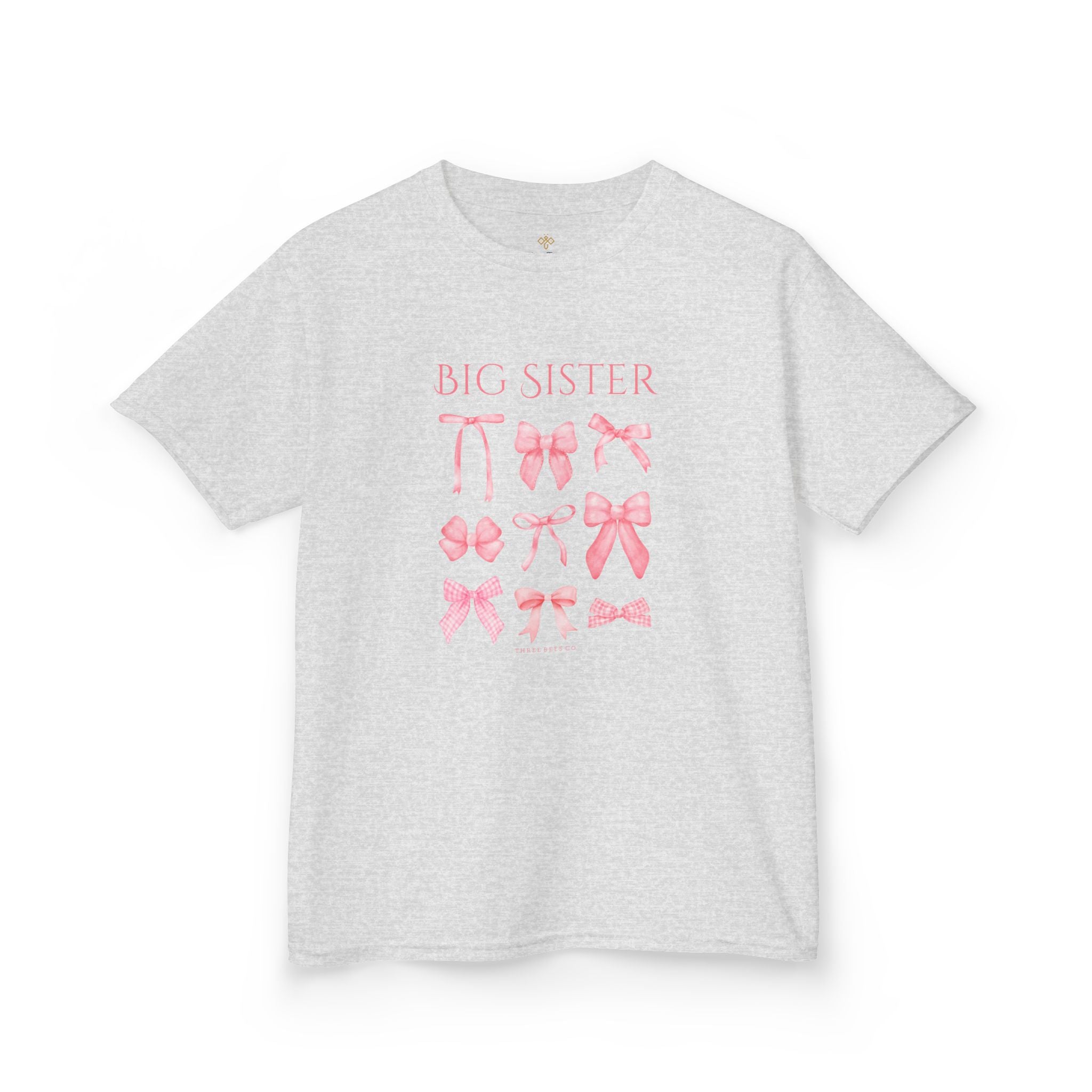 Bee the Best Big Sister Girls Short Sleeve Youth Hive Tee