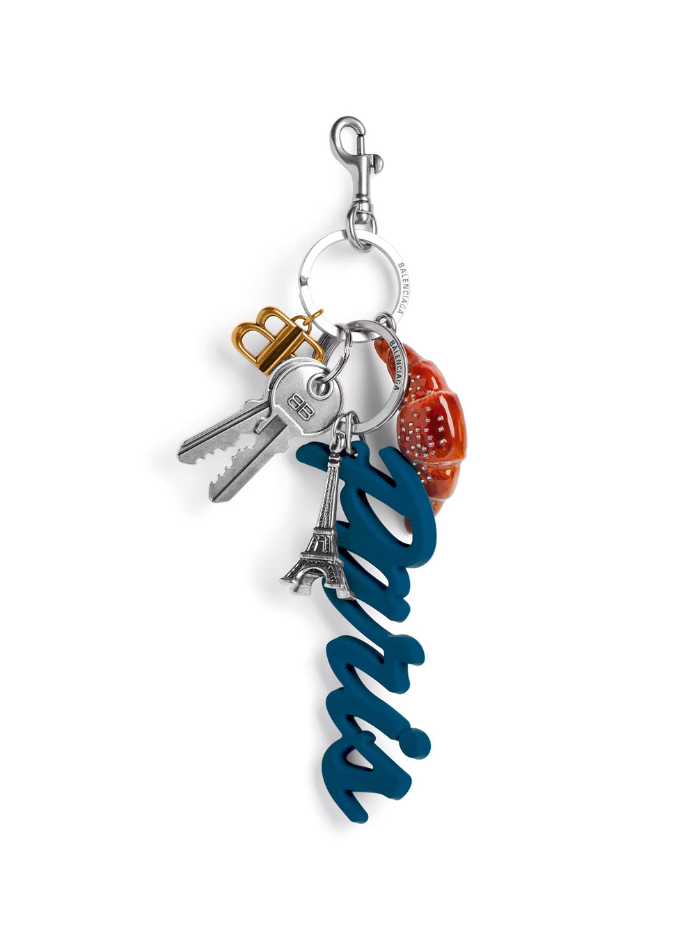 Balenciaga Women Tourist Paris Croissant Charm/Keychain