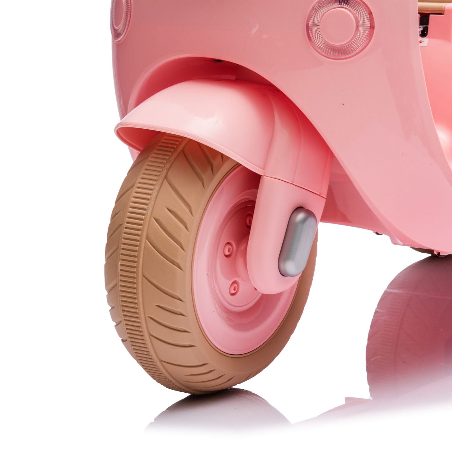 12V Two-seater Kids Ride On Level Up Electric Motorcycle,2wd,Three-wheel Toy w/Music,Bluetooth,USB,Backseat flip adult seat,Portable Storage Hooks&Oversized Trunk,LED Headlight For Kids 3-6.