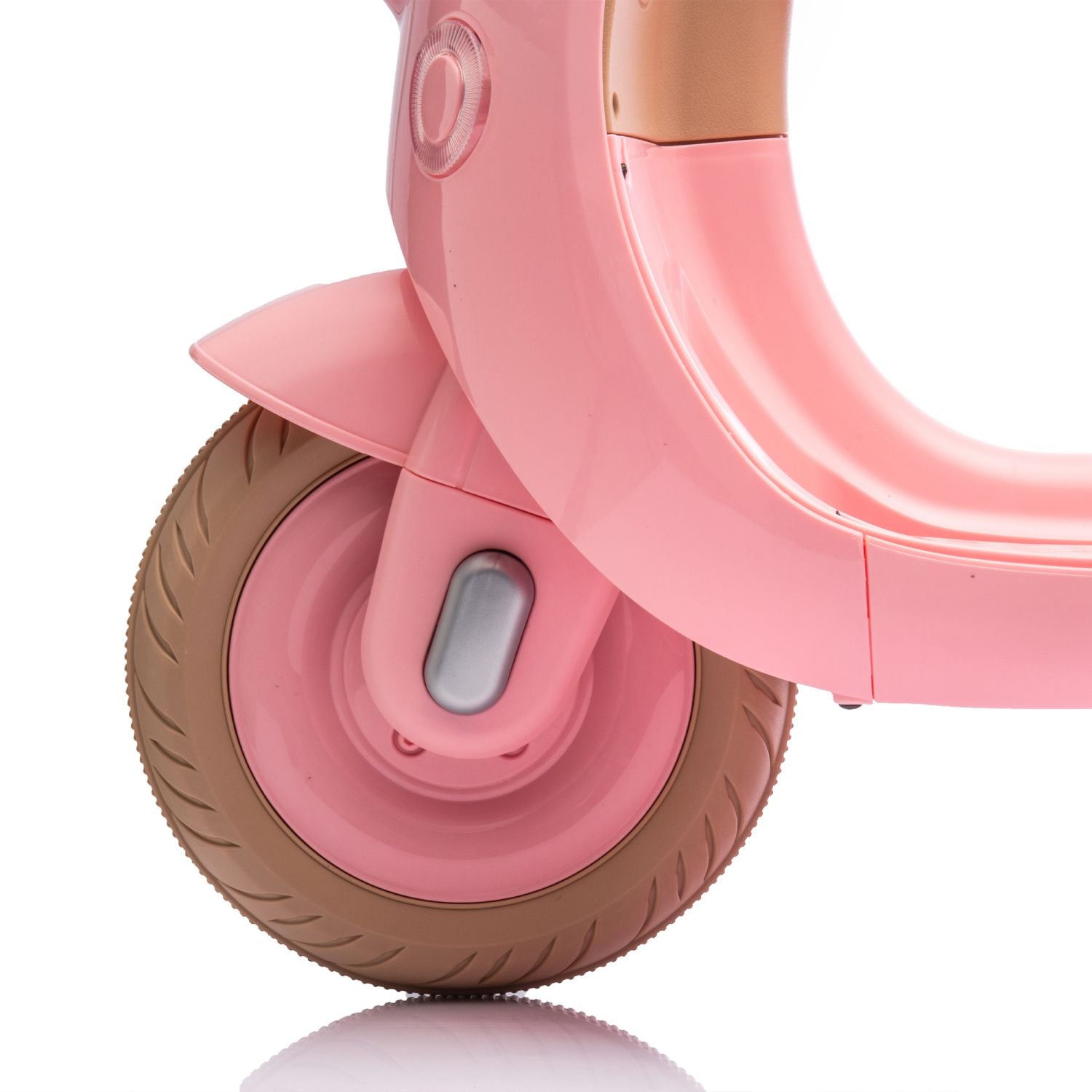 12V Two-seater Kids Ride On Level Up Electric Motorcycle,2wd,Three-wheel Toy w/Music,Bluetooth,USB,Backseat flip adult seat,Portable Storage Hooks&Oversized Trunk,LED Headlight For Kids 3-6.