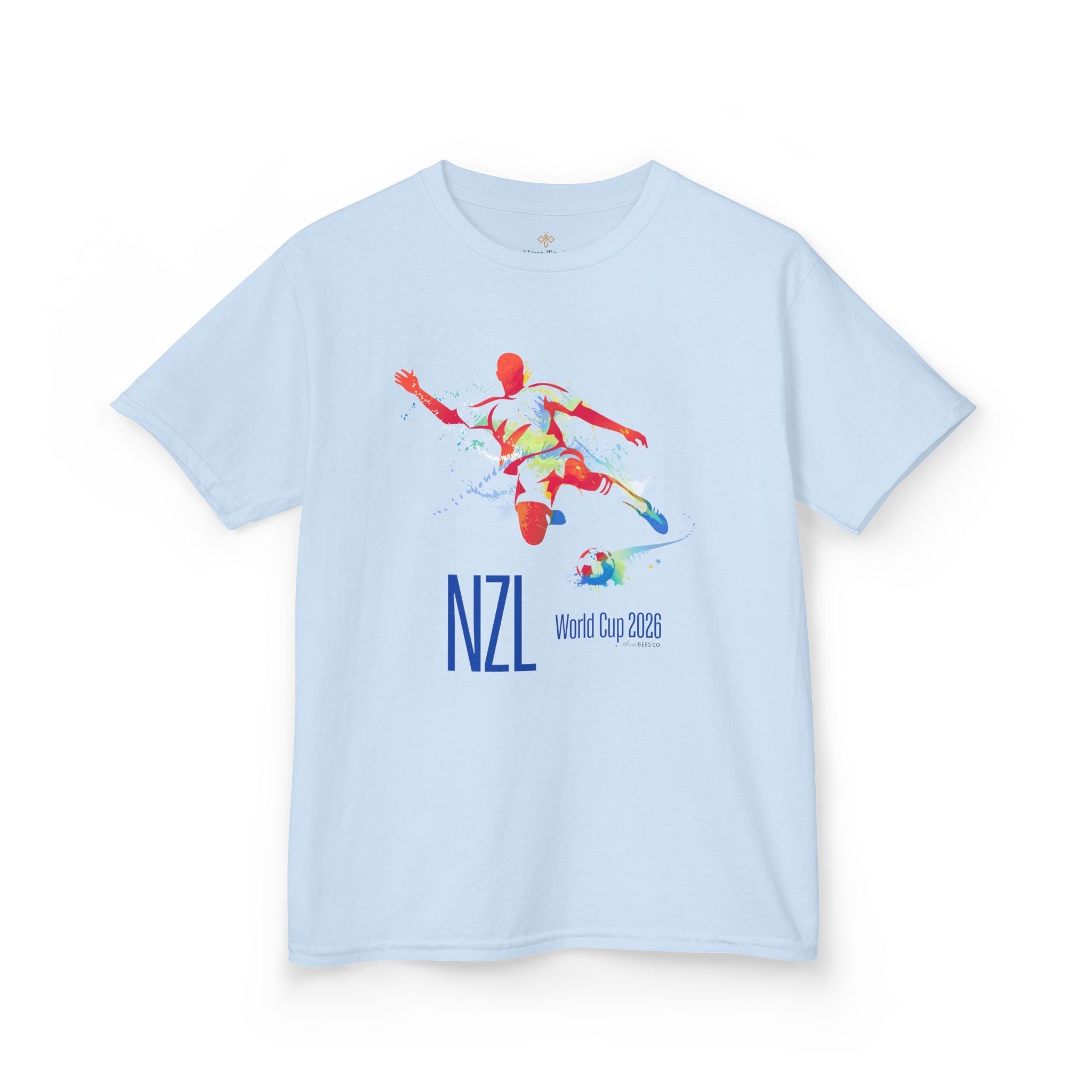 Kids Soccer New Zealand World Cup 2026 Hive Tee