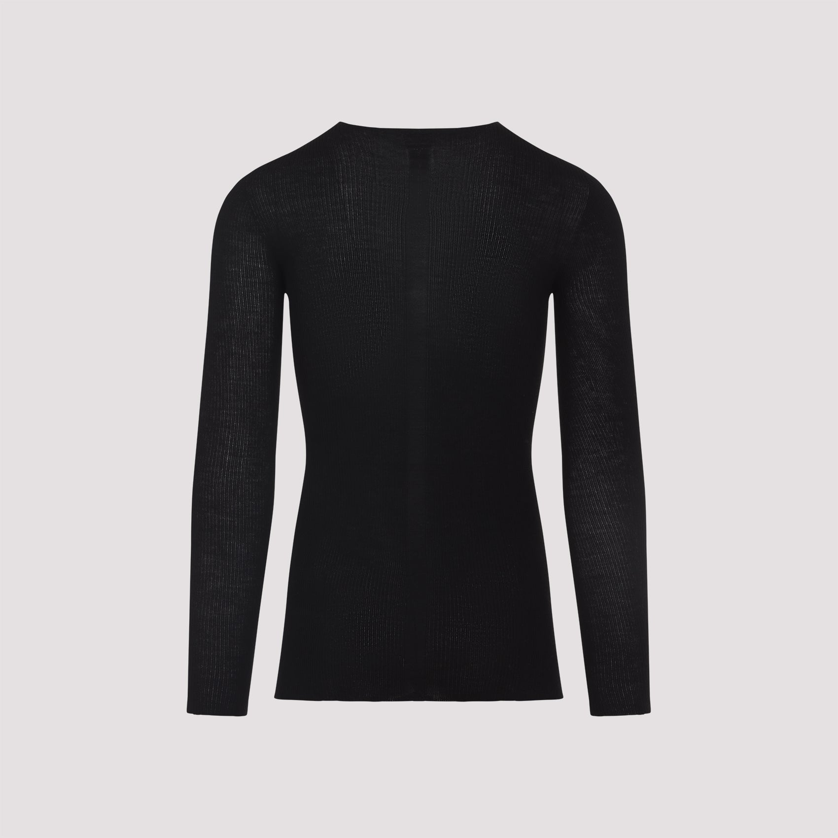 Rick Owens Ribbed Round Neck Pullover Men