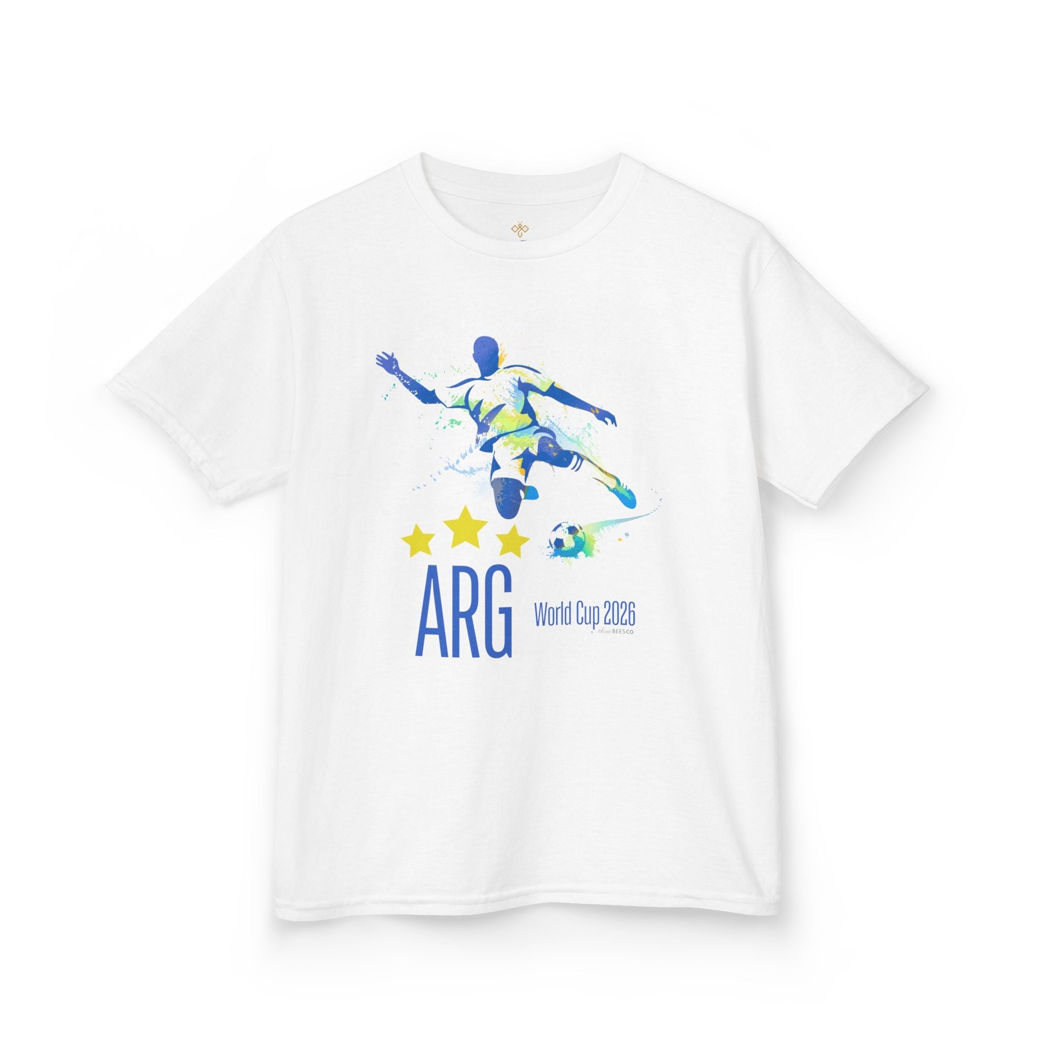 Kids Soccer Argentina World Cup 2026 Hive Tee