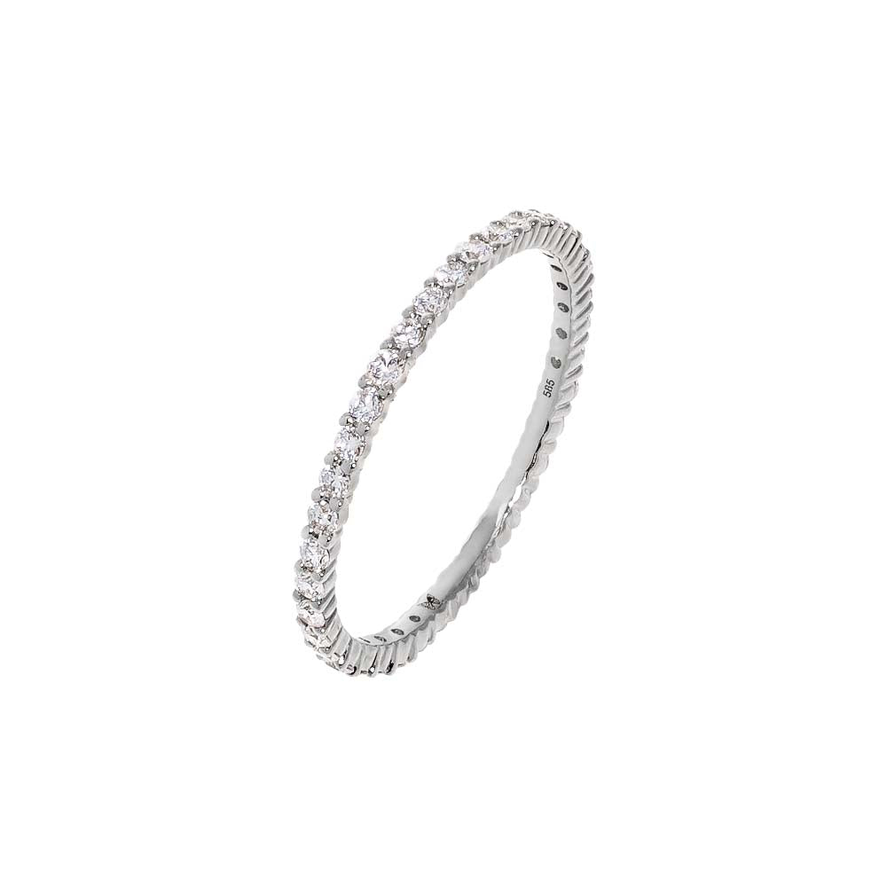  Lab Grown Diamond Round Eternity Band 14K - Adina's Jewels