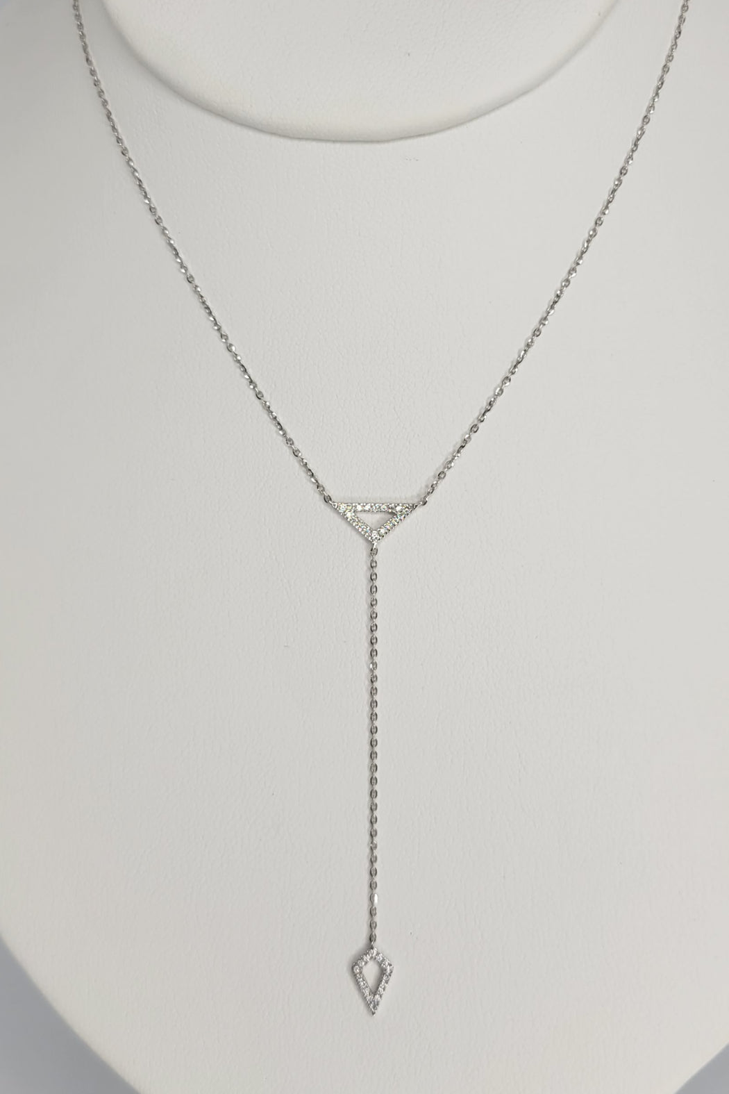 14kt White Gold Diamond Necklace