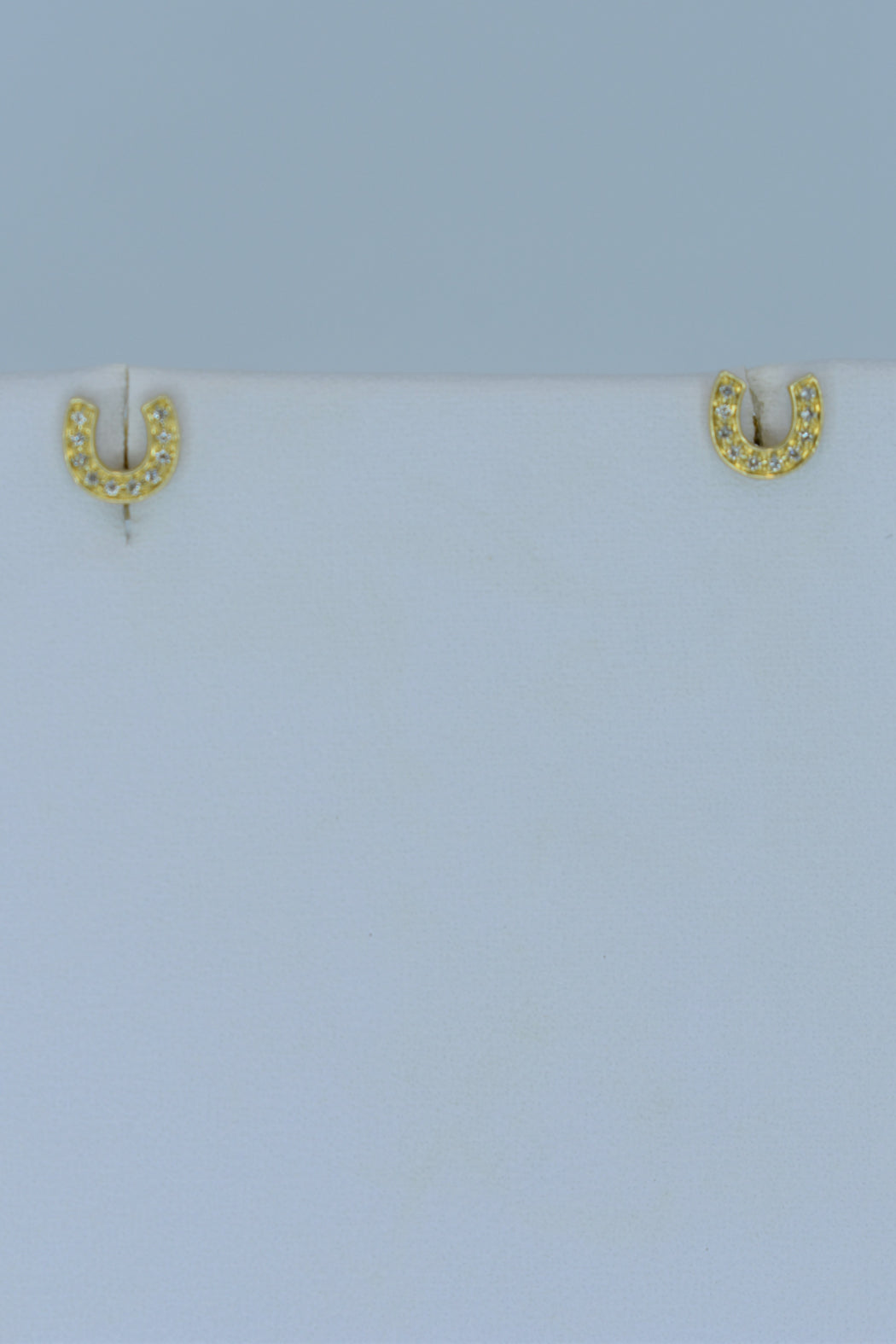 14kt Yellow Gold Horseshoe Earrings