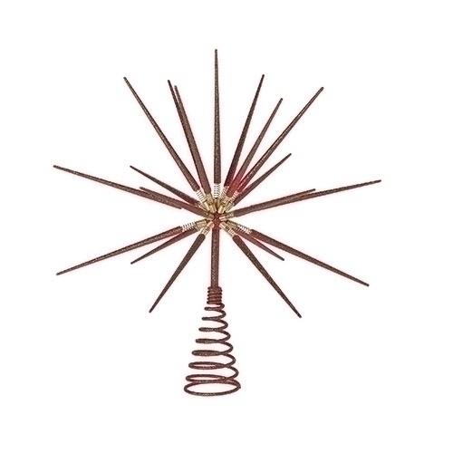15" Atomic Red Burst Treetopper