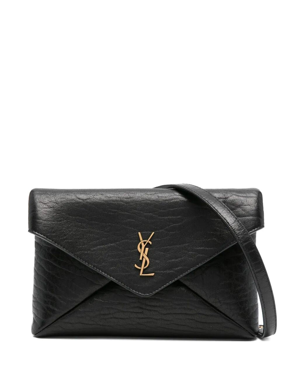 Saint Laurent Women Cassandre Chain Pouch In Lambskin