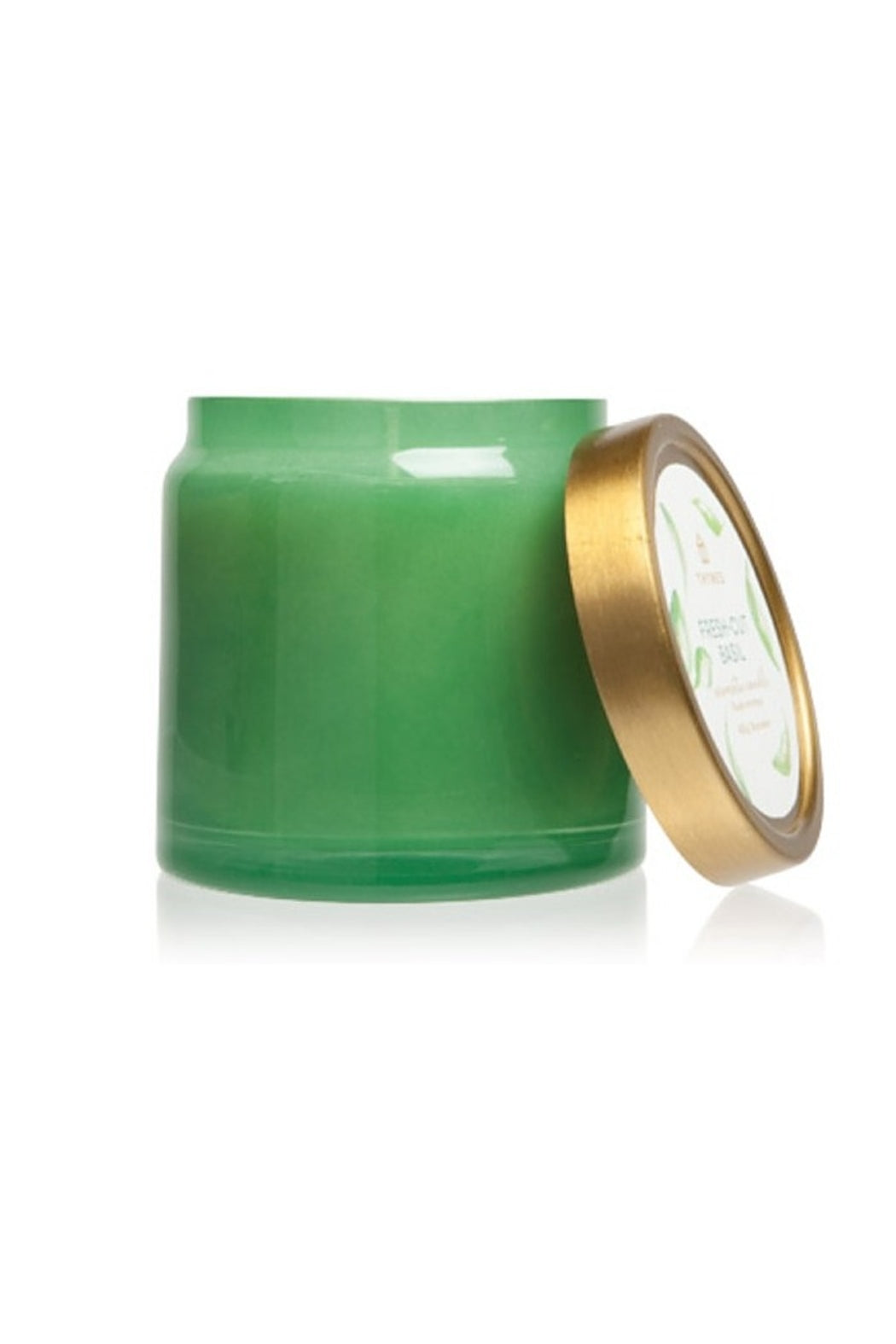16 OZ FRESH CUT BASIL GLASS JAR CANDLE