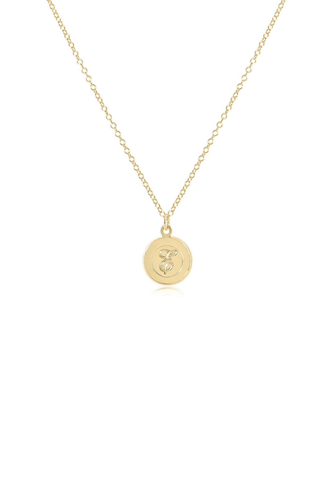 16" Respect Initial Charm Necklace