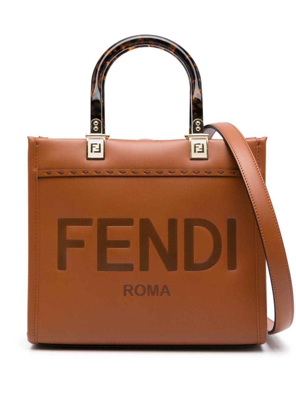 Fendi Women Fendi Sunshine Small In Smooth Leather