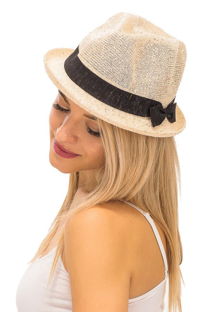 Sequins Embellished Fedora
