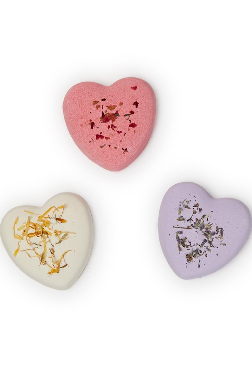 Set/3 Heart Bath Fizzers