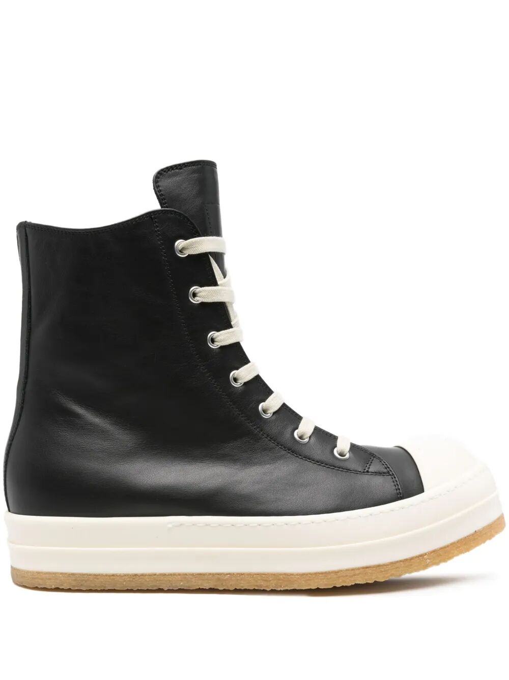 Rick Owens Men "Creep" Leather Sneakers