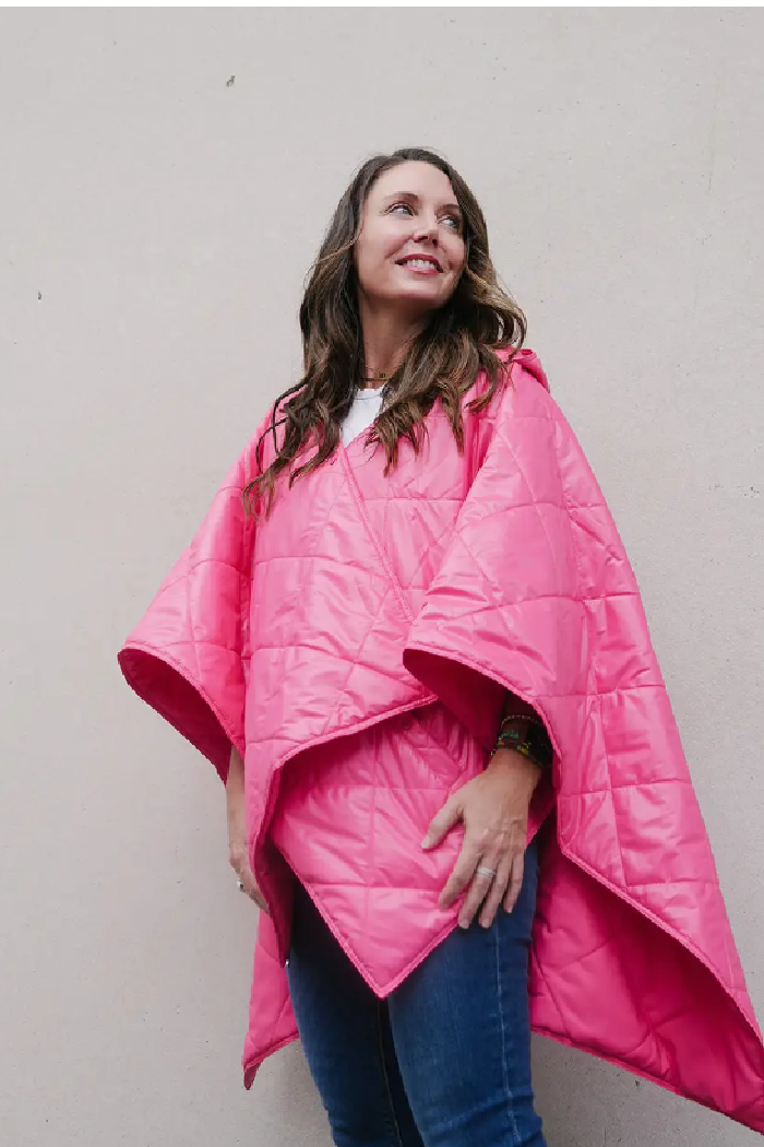 Shiny Pink Pufferrap