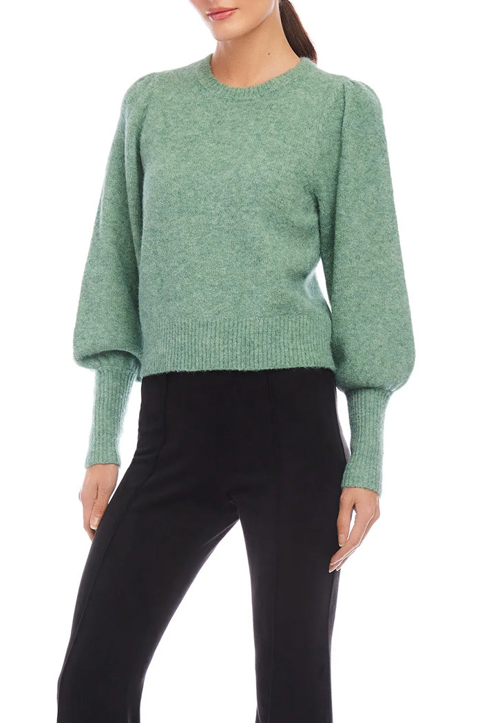 Shirred Sleeve Sweater