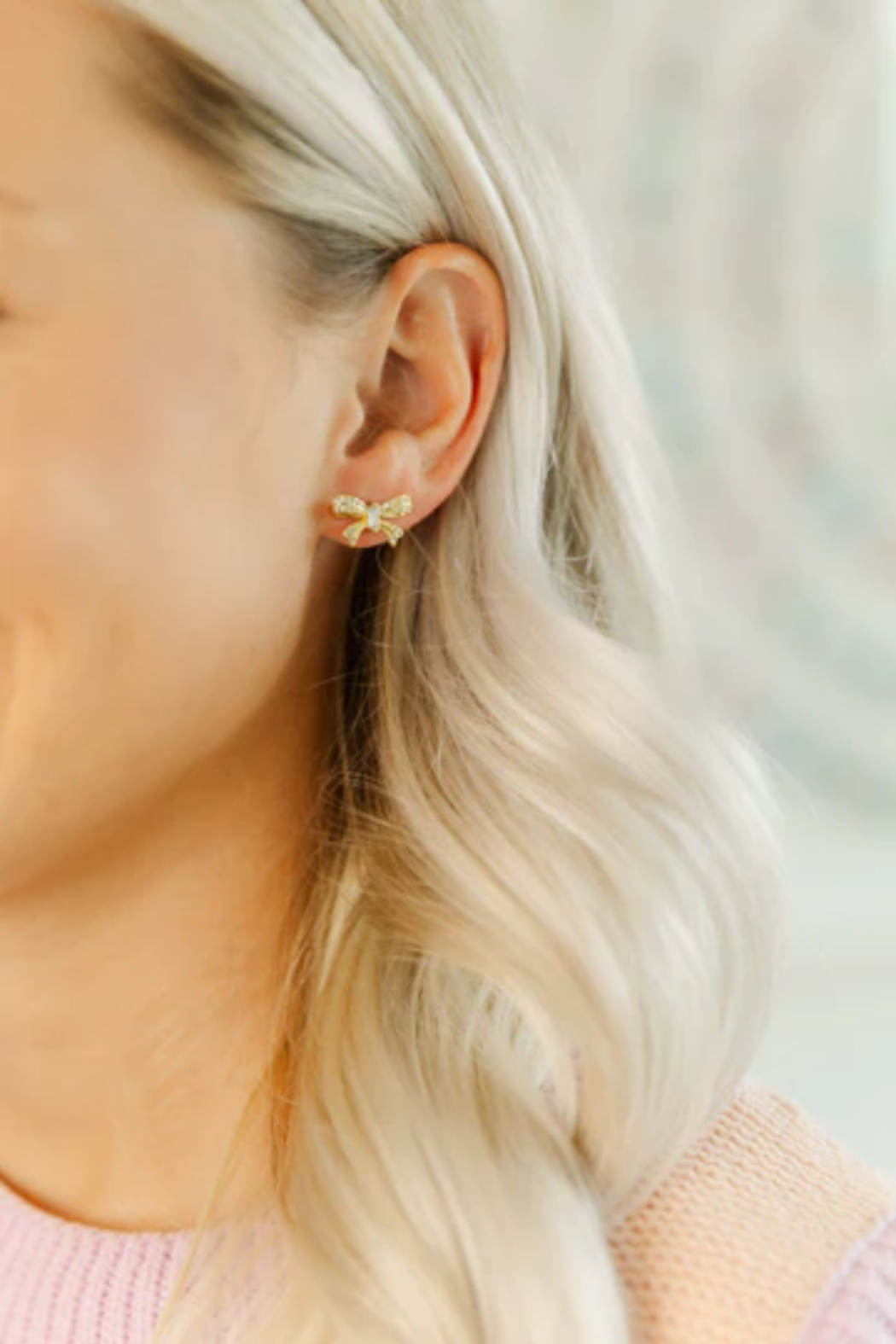 "Trina" Bow Stud Earrings