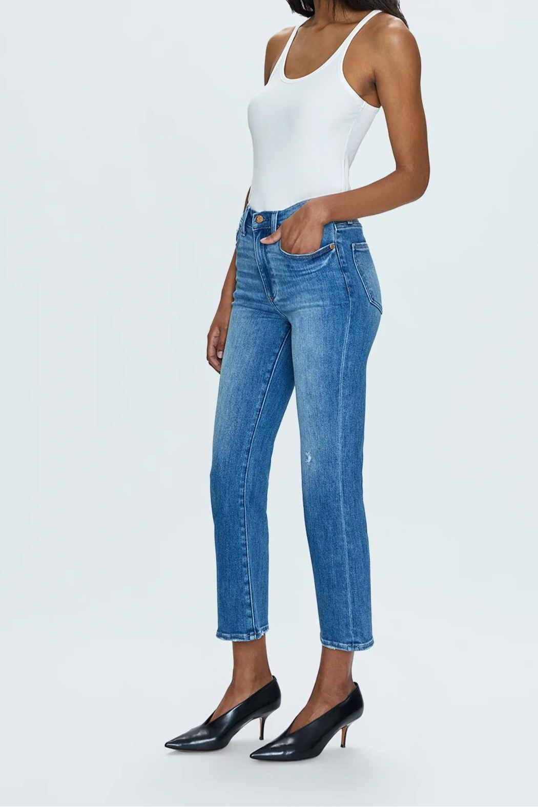 "Lennon" Crop Boot Jean