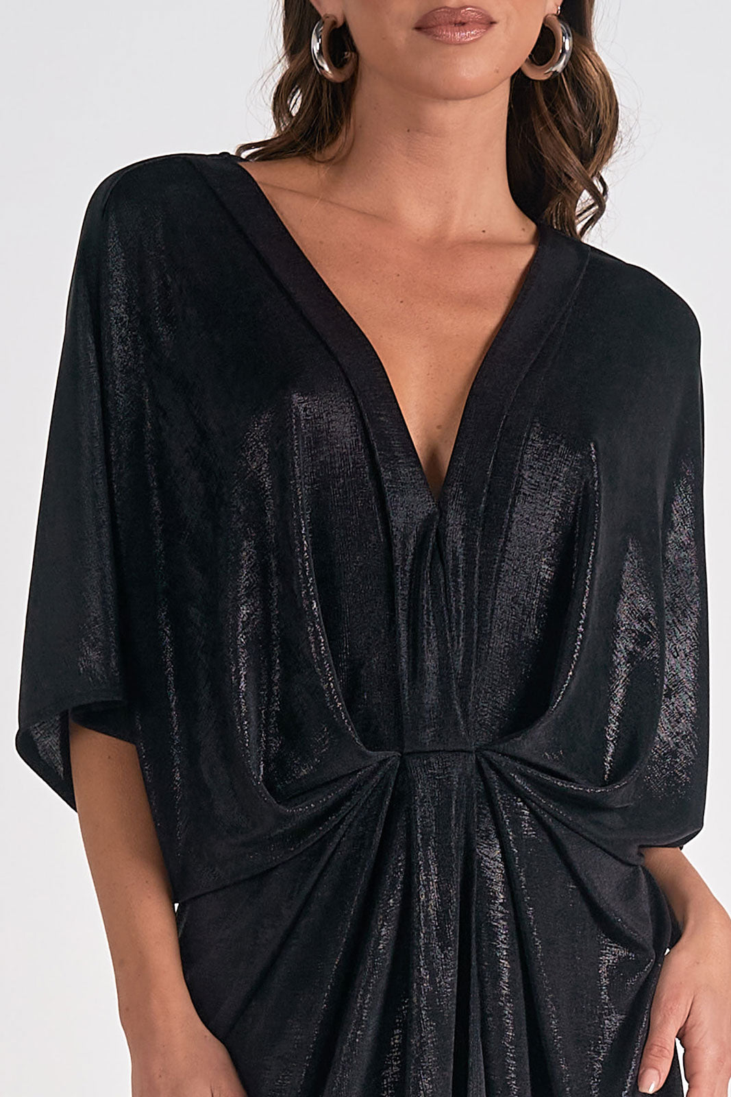 Shimmer Gathered Dress