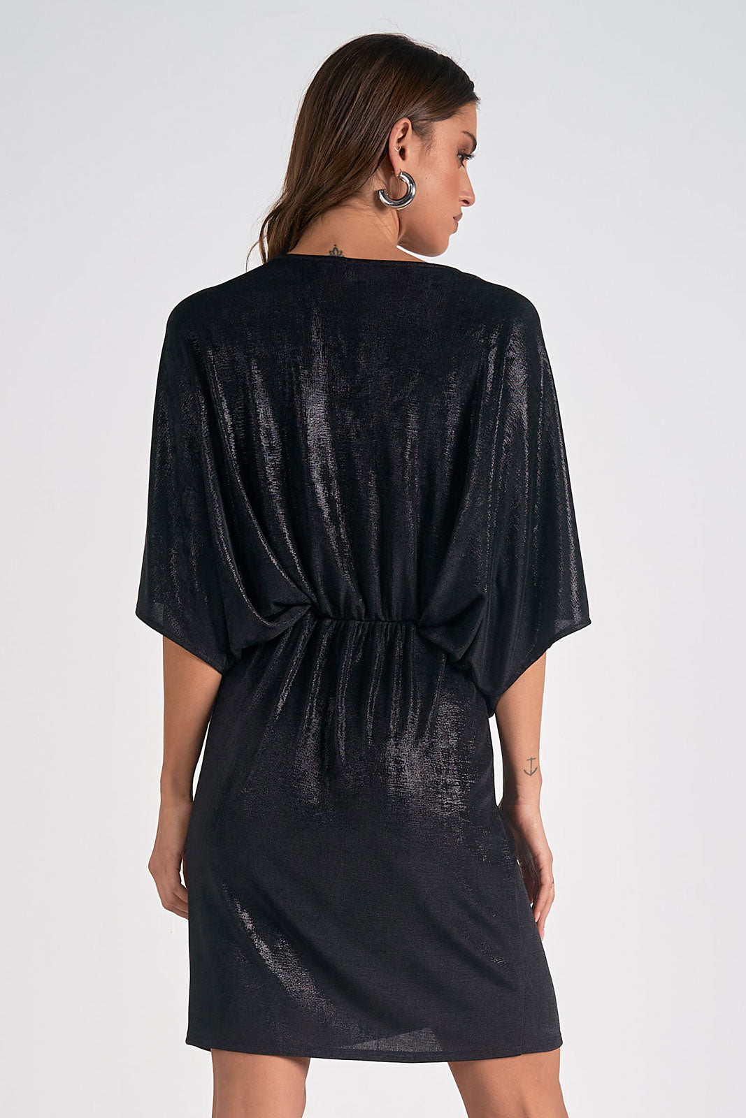 Shimmer Gathered Dress